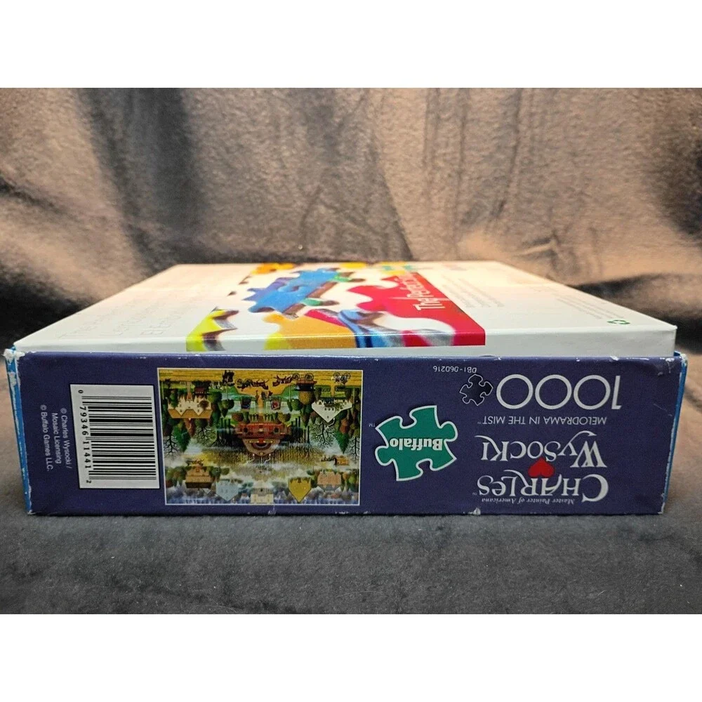 Charles Wysocki Melodrama in the Mist 1000 PC Puzzle Used Bagged Buffalo Games